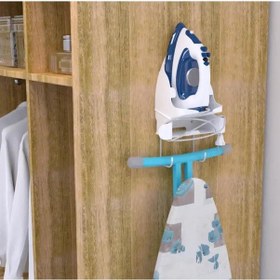 Resim Mesan Ütü Masası Askısı Beyaz Beyaz 