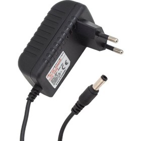 Resim Powermaster PM-4479 12 Volt 0,5 Amper Plastik Kasa Priz Tipi Adaptör 5.5*2.5 Uç 