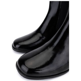 Resim Tamer Tanca Kadın Hakiki Deri Siyah Rugan Topuklu Bot 1120 615 Bn Bot Sk25-26 Sıyah Rugan SİYAH RUGAN 