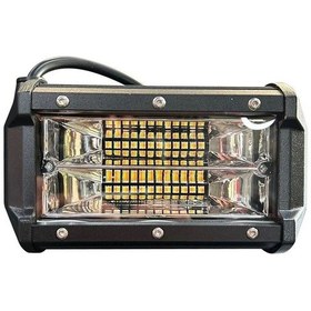 Resim Beyaz Sarı Led Çakarlı Off Road Sis Farı Çalışma Lambası 24 Led 1 