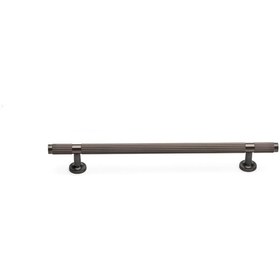 Resim System Füme Saten 192 mm Çekme Mobilya Kulpu (SY8998 0192 BBN-BBN) 