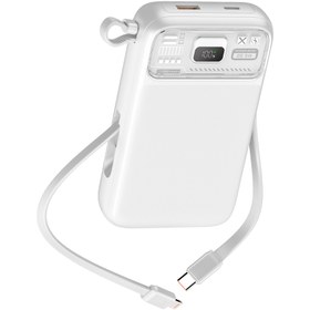 Resim Nettech NT-PW35 PD 20W + 22.5W 15W 20000 MAh Taşınabilir Powerbank (Beyaz) 