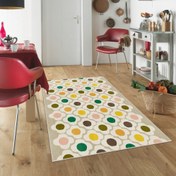 Resim Nuvomon Çiçek Desenli Mutfak Halısı - 80x150 cm 