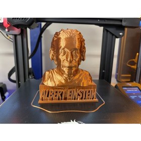 Resim Opencart Albert Einstein Büstü Heykeli Sadece Plastik Aparattır 