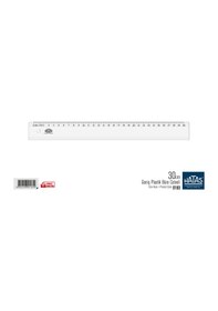 Resim Hatas 0160 Geniş Plastik Büro Cetveli 30 CM 25 Adet Şeffaf 