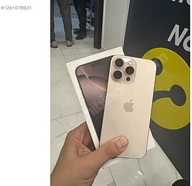 Resim Apple iPhone 16 Pro Max İkinci El YD | 256 GB | Çöl Titanyum 