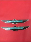 Resim SÜSLEN Etiketçilere Thunderbird Metal Kuş Takımı - Döküm Metal Kuş Arma Thunderbird (2 Adet) 