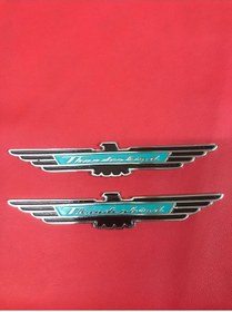 Resim SÜSLEN Etiketçilere Thunderbird Metal Kuş Takımı - Döküm Metal Kuş Arma Thunderbird (2 Adet) 