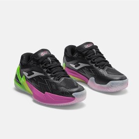 Resim Joma Topls2601om Open Lady Toprak Kort Tenis & Padel Kadın Ayakkabısı - Siyah/yeşil 