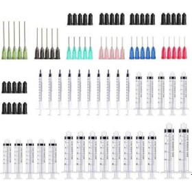 Resim Pazly Endüstriyel Tutkal Yağ Mürekkebi İçin 14-25ga Künt İğneler Kapaklarla Tutkal 56437851 