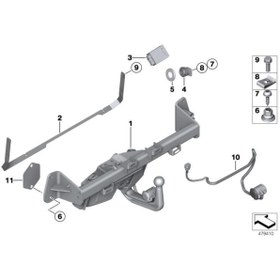 Resim OEMCARPARTS RÖMORK ÇEKİ DEMİRİ F30/F30LCI/F32 D.NO:71606883983 