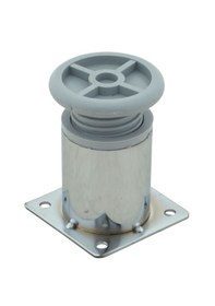 Resim Ludıa Metal Ayarlanabilir 4 Adet Mobilya Ayağı Metal Tablalı 6cm Gri 