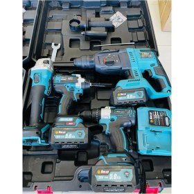 Resim Şarjlı Dörtlü Çok Fonksiyonlu Banko - Dayanıklı ve Kullanışlı Tasarım 