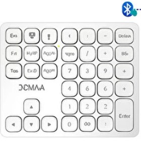 Resim Bluetooth Bağlantılı Sayısal Numpad - Siyah/gümüş - Tip-C Girişli Mini Klavye 