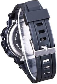 Resim Çocuk Dijital Kol Saati Su Geçirmez Kronometre Takvimli Alarmlı Işıklı Siyah Renk Genç Yetişkin Erkek Saati ST-304382 