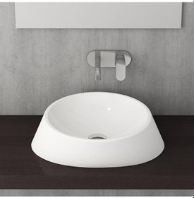 Resim Bocchi Venezia Parlak Beyaz Çanak Lavabo 56 CM 1010-001-0125 