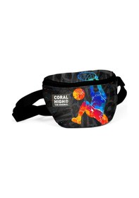 Resim Coral High Gri Basketbol Baskılı Erkek Çocuk Bel Çantası Çok Renkli 