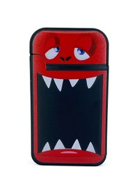 Resim Zengaz Cool Tasarım Jet Alev Çakmak - Red Monster Siyah 