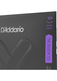 Resim D'addario Xtc44 Xt Silver Plated Copper Klasik Gitar Tel Seti Extra Hard Tension, Kompozit Çekirdek, Gümüş Kaplama Baslar Ve Uzatılmış Performans Ömrü 