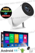 Resim Yenilig 1080p Taşınabilir Projeksiyon – Android 11, Bluetooth ile Sinema Keyfi 