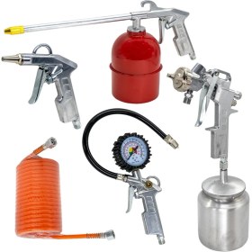 Resim Daystar 1533450102 Havalı Alet ve Aksesuar Seti 5 Parça 