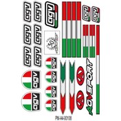 Resim PROMOT Motorsiklet Aksesuar Ekipman Sticker Kask Grenaj Laptop Sticker Seti 0108 