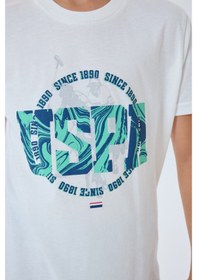 Resim U.S. Polo Assn. U.s. Polo Assn. Beyaz Erkek Çocuk Pijama Takımı 