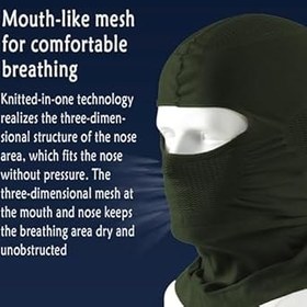 Resim Wnddle Motorrad Gesichtsmaske, Sturmhaube Motorrad Sommer, Sturmhaube Vollgesichtsmaske, Radfahren Ski Maske für Männer Frauen Atmungsaktiv, für Radfahren Ski Maske 