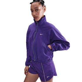 Resim Nike Sportswear Everything Wovens Repel Uv Kadın Mor Günlük Stil Ceket HJ0999-547 