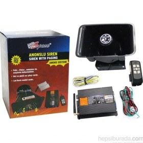 Resim Space Mikrofonlu Uzaktan Kumandalı (13 Sesli) Siren / SSSR40 