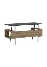 Resim Irony Maxi Ofis Masası Antrasit Ceviz 