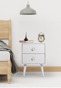 Resim FLORADESİGN Flora Savis Çekmeceli Komodin (beyaz) 
