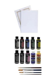 Resim 25x35 Tuval 10'lu Akrilik Boya Seti Fırça Hediyeli 0000 Naturel 
