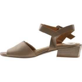 Resim Bueno Shoes Vizon Deri Kadın Topuklu Sandalet 