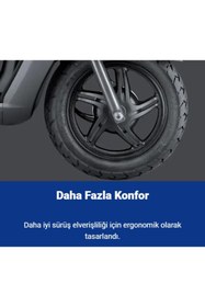 Resim TVS Jüpiter 110 cc Scooter Benzinli Motosiklet Mavi 
