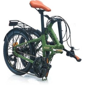 Resim Carraro Flexi 121D 20 Jant Md Katlanır Bisiklet (Mat Haki Yeşil Siyah) - 35 