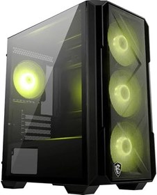 Resim MSI MAG FORGE M120R AIRFLOW TEMPERLİ CAM 3X120MM 1X120MM ARGB FAN MATX GAMİNG BİLGİSAYAR KASASI 