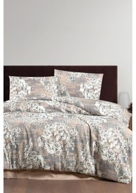 Resim Rina 6 Parça Comforter Çeyiz Seti Kahve Kahve 