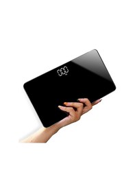 Resim Vücut Ağırlığı Seyahat Ölçeği - Küçük Taşınabilir Vücut Ölçeği Dijital Banyo Aynası Ölçeği Kişisel Sağlık İçin Mini Elektronik Ölçek Usb Şarjlı A 