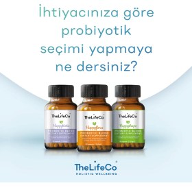 Resim TheLifeCo Happybiota Probiyotik 10 Milyar Mikroorganizma İçeren Gıda x 2 Adet 