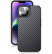 Resim iPhone Uyumlu 14 Magsafe Karbon Fiber Kevlar Tpu Telefon Kılıfı 