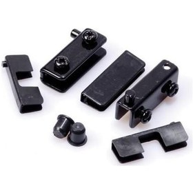 Resim Samet U Tipi Deliksiz Cam Menteşesi Siyah 