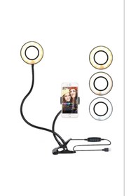 Resim LUX Led Ring Light Youtuber Light Stüdyo Işığı Led Masa Lambası Ensiga 