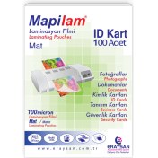 Resim Mat Laminasyon Filmi, 65X95 Mm, 100 Adet, Yüksek Kalite, Dayanıklı ve Parlak Olmayan Yüzey 