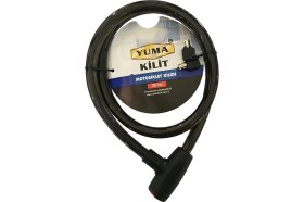Resim Yuma YM-746 150 cm 20 mm Bisiklet / Motorsiklet Kilidi 