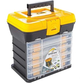 Resim Super-Bag Organizerli Balıkçı Takım ve Malzeme Çantası Hobby Çanta Asr 2089 