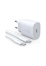 Resim Samsung Galaxy Z Fold 4 Uyumlu Şarj Aleti Pd25w Hızlı Şarj Adaptörü Type-c Çıkışlı + Type-c Kablo 