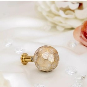 Resim Bogacho Düğmeli Parmak Mobilya Aksesuarları 183059897 Altın Rengi 