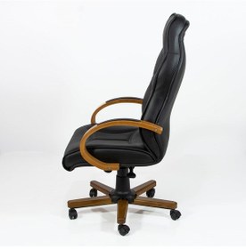 Resim Yarenofıs Ofis Ahşap Makam Koltuğu 