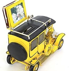 Resim Kişiye Özel Dekoratif Metal Araba Kumbara Çerçeveli 